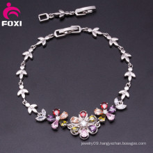 Elegant Jewelry Design Flower Shape Stones Bracelet for Women